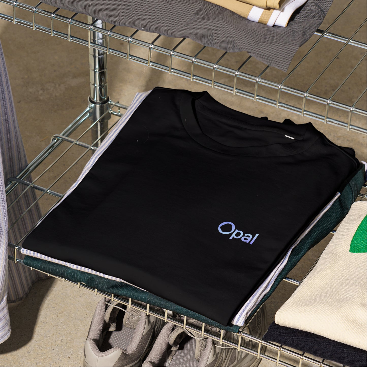 Standard Issue – Opal Crest Tee (Black)