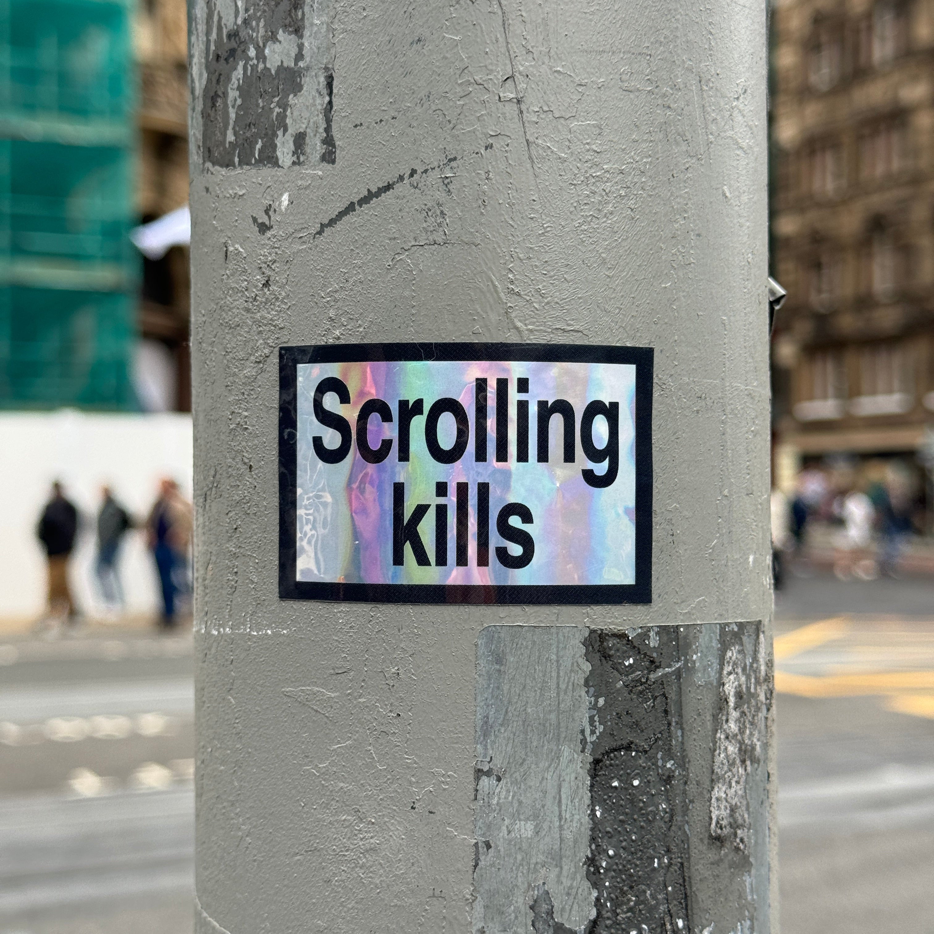 Scrolling Kills the sticker