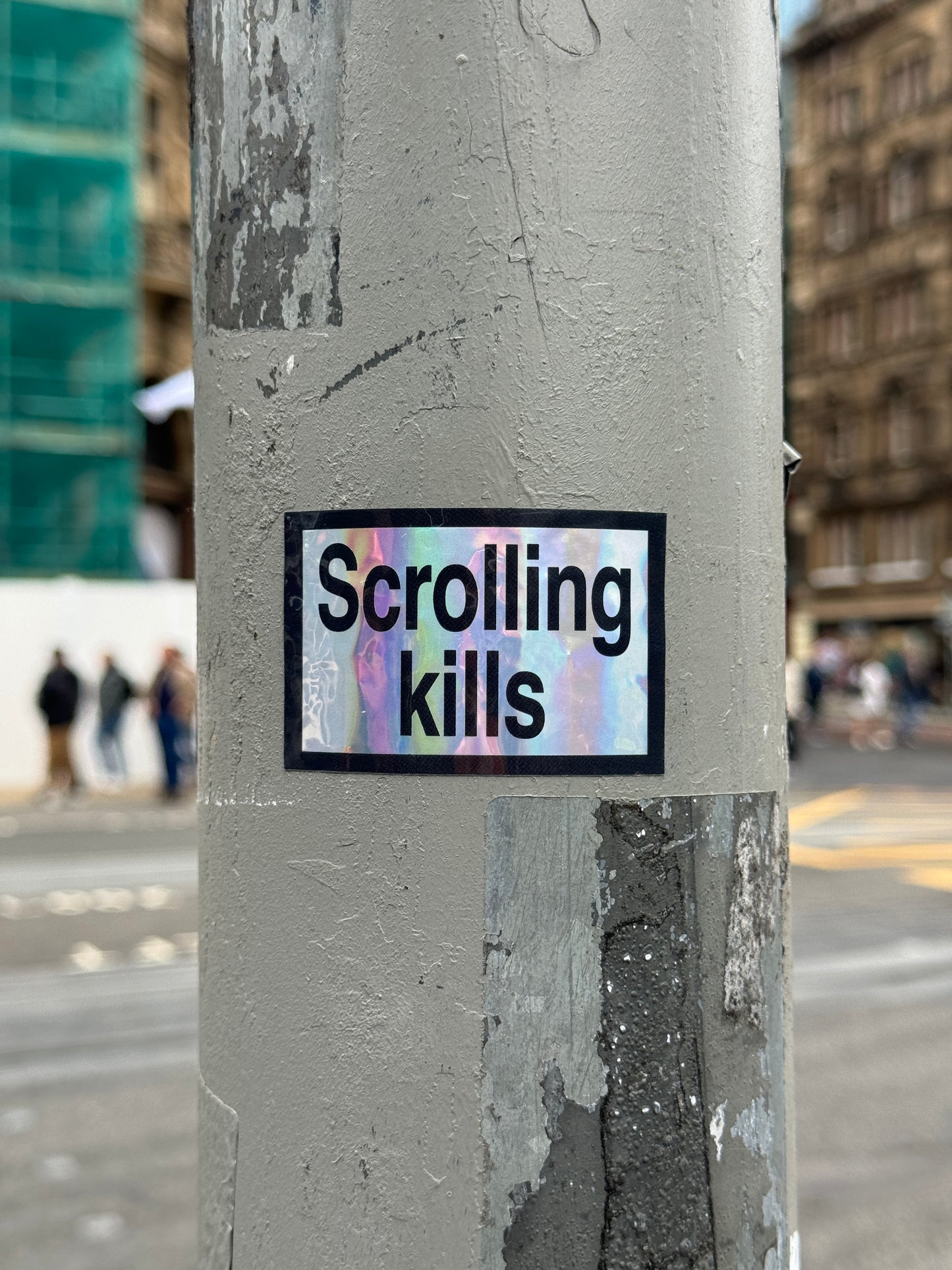 Scrolling Kills the sticker