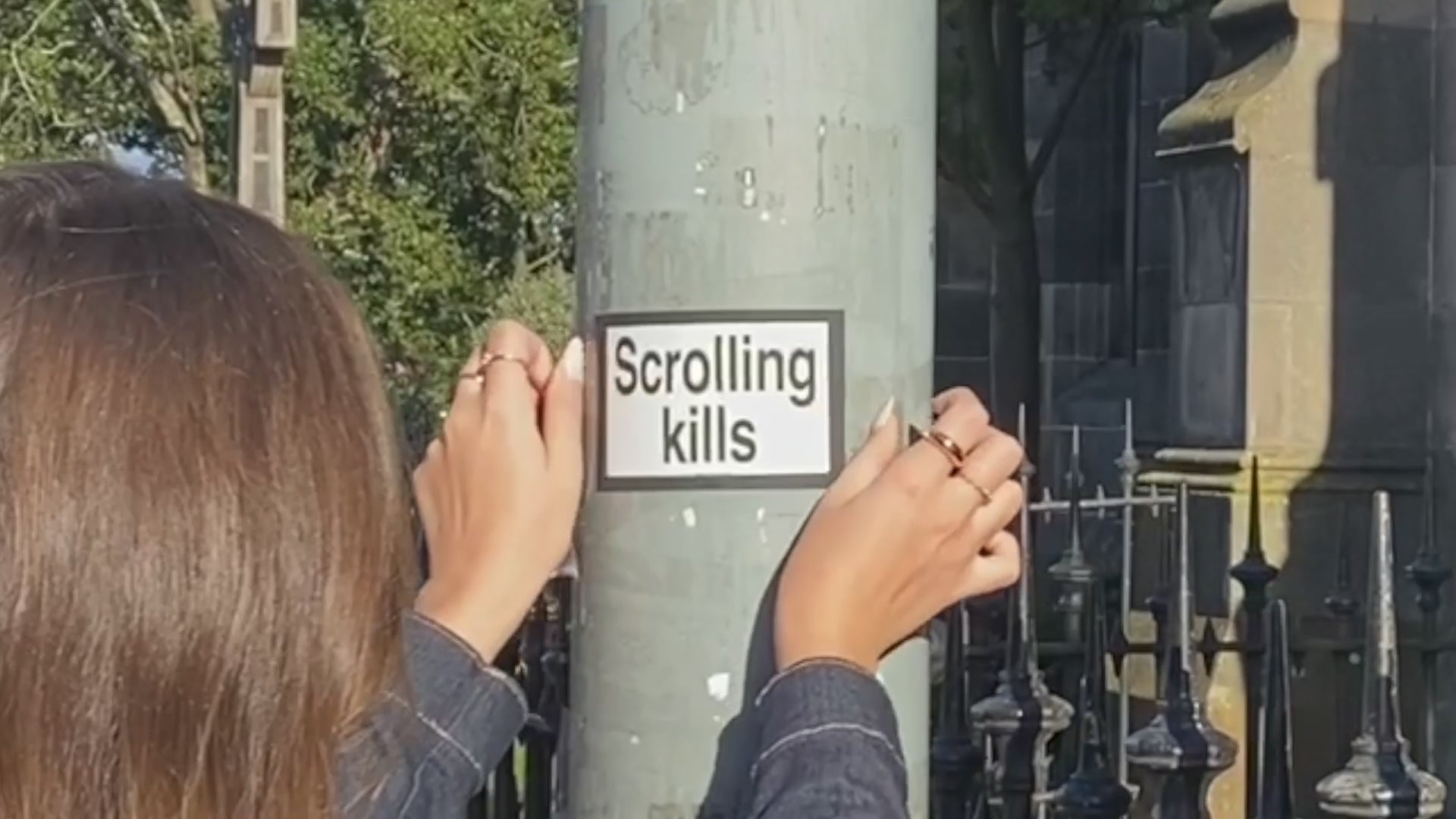 Scrolling Kills the sticker
